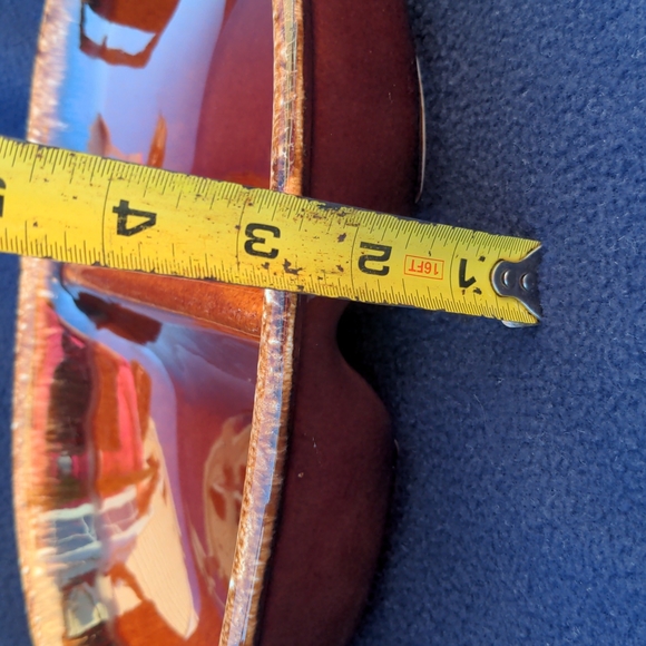 Vintage H.P. CO USA Hull Pottery Brown Drip Divided Serving Dish Oven Pr… - Picture 8 of 9